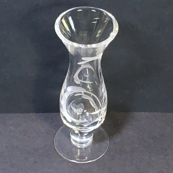 Marquis by Waterford "Yours Truly" Etched Lead Crystal Vase - Picture 3 of 7